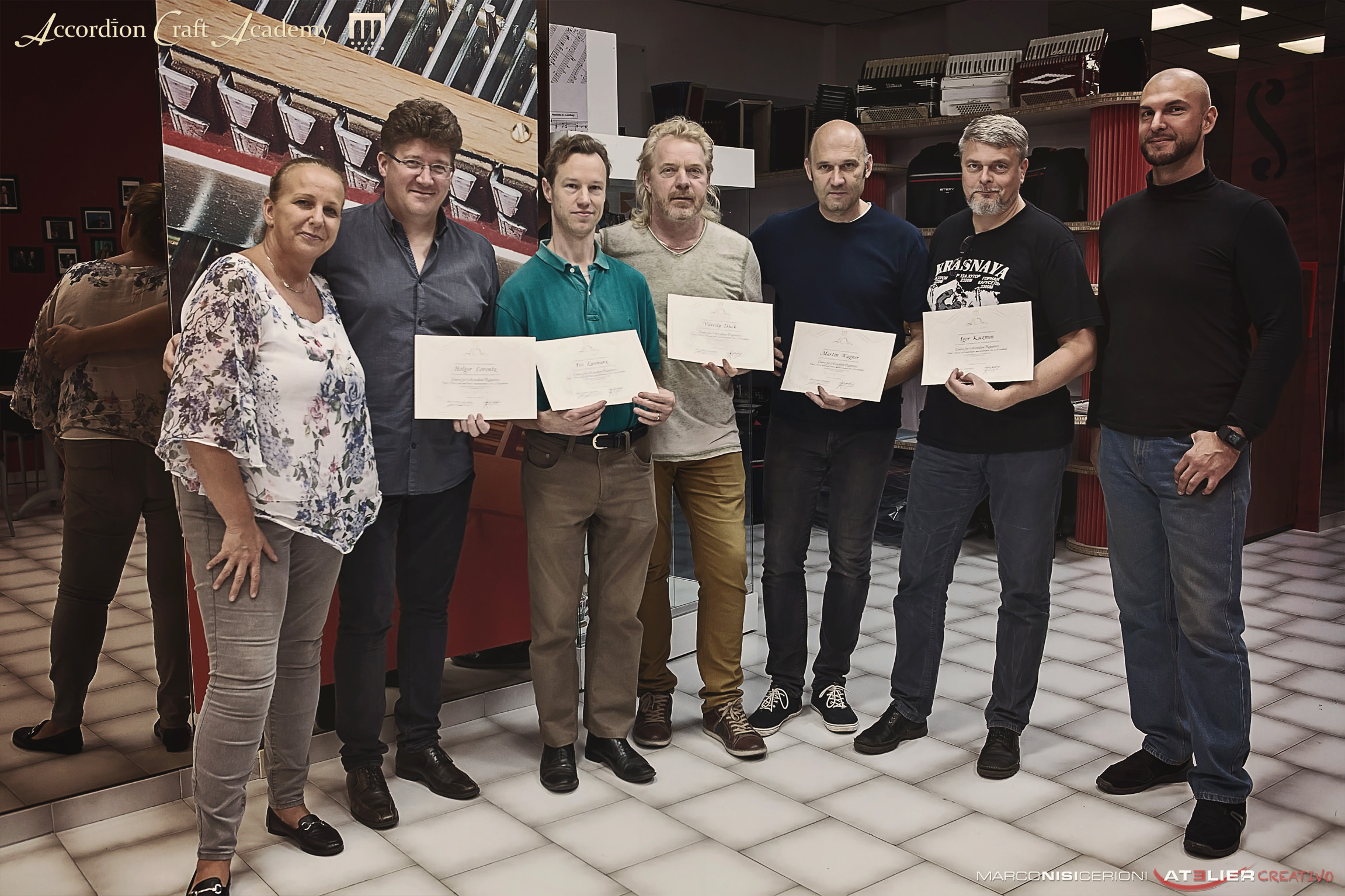 Course for Accordion Repairers, Tier 1 in german, October 2018
