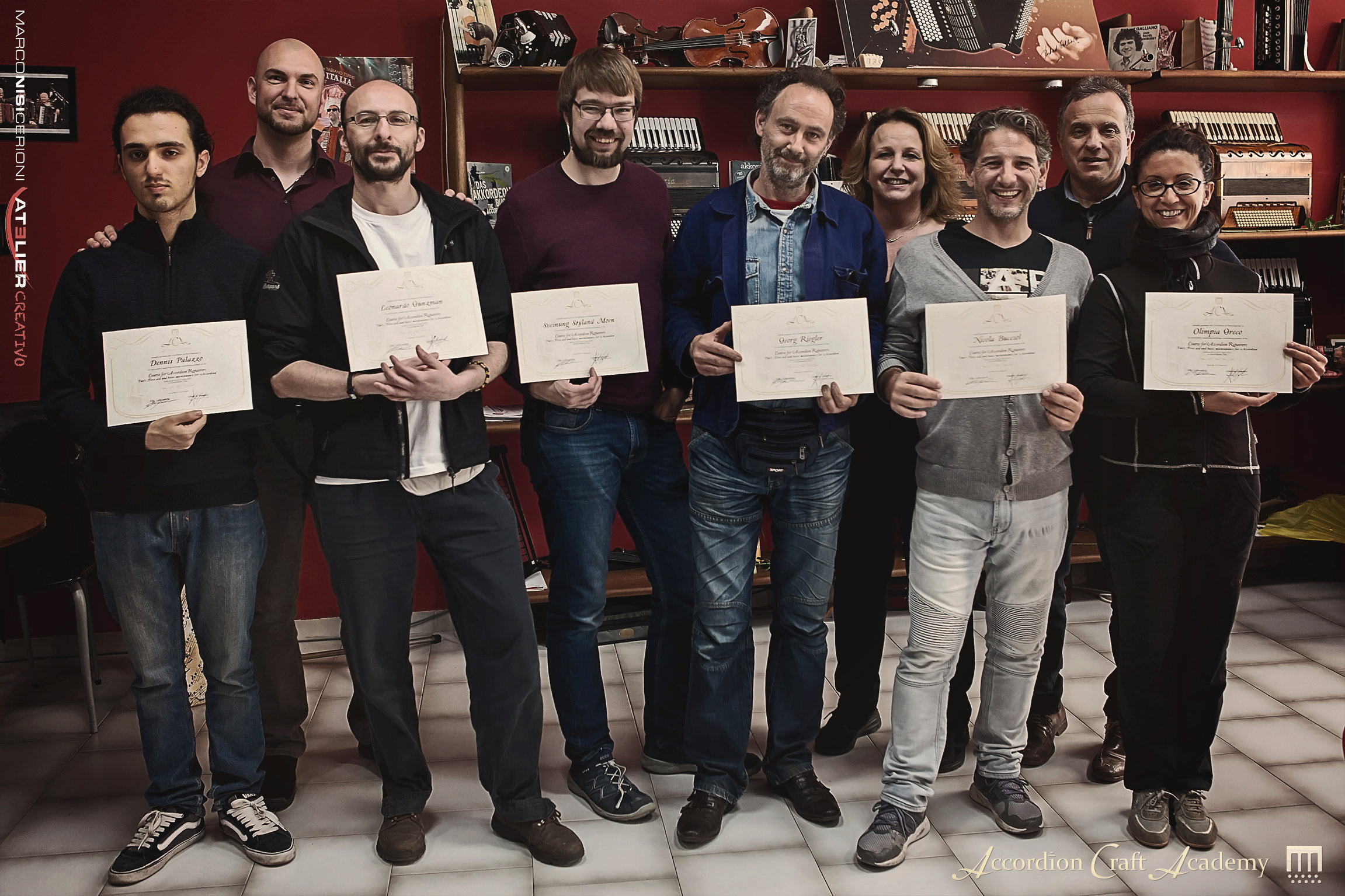 Course for Accordion Repairers, Tier 1, April 2019